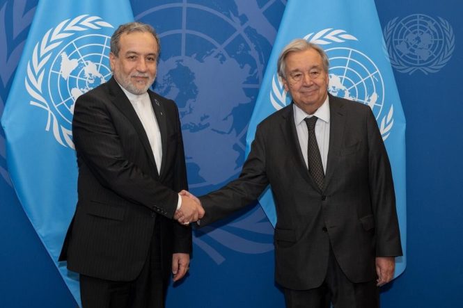 BM Genel Sekreteri Guterres, İran Dışişleri Bakanı Arakçi ile görüştü