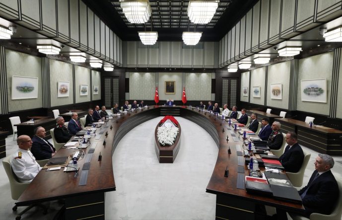MGK, Erdoğan başkanlığında toplandı