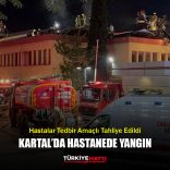 Kartal’da Hastanede Yangın