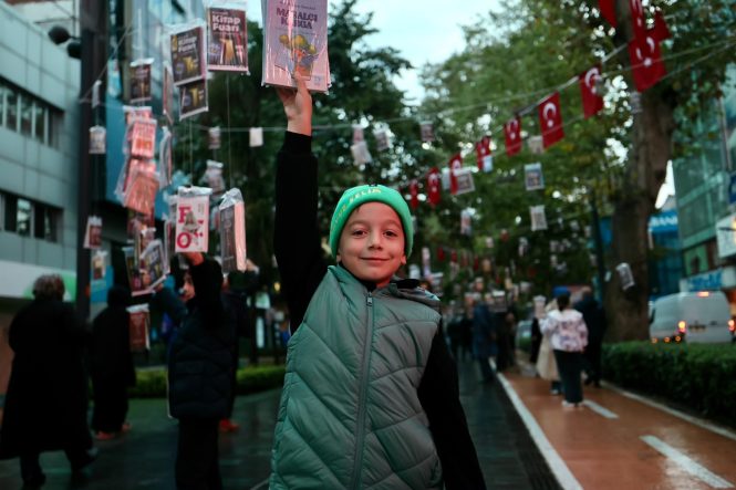 ‘Ağaçlar Kitap Açtı’ etkinliği renkli görüntülere sahne oldu