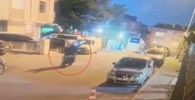Ankara’da inşaat firmasına silahlı saldırı kamerada