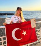 Eda Savcıgil, Catalina Kanalı’nı rekorla yüzdü