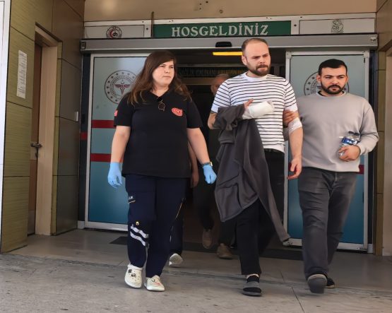 İnegöl’de elini ahşap kestiği testereye kaptıran işçi yaralandı