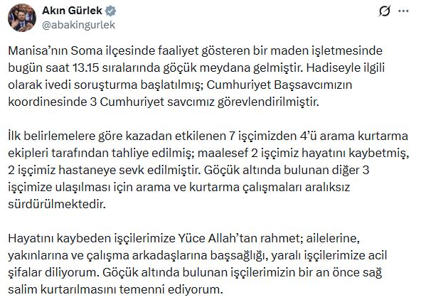Manisa’da maden ocağında göçük: 2 ölü (7)
