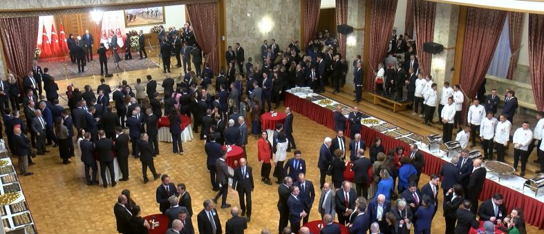 Mecliste yeni yasama yılı dolayısıyla resepsiyon düzenlendi