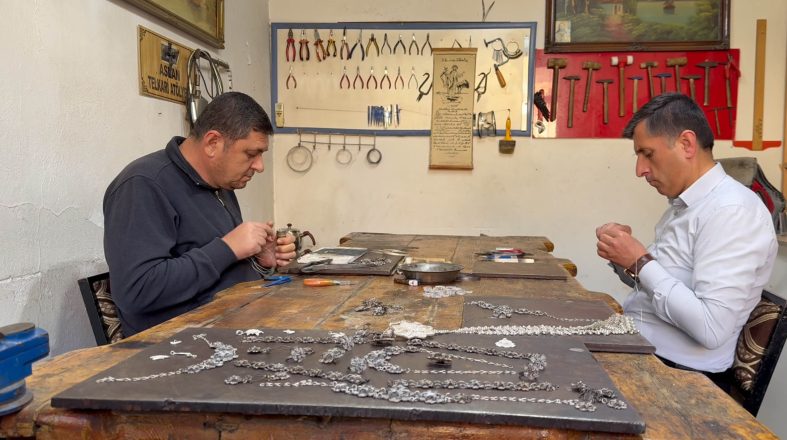 Midyat’ın 3 bin yıllık telkari sanatına turist ilgisi