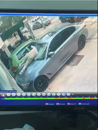 Otelin 6’ncı katından otomobilin üzerine düşen kadın ağır yaralandı