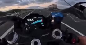 Pendik’te tek teker üzerindeki yolculuğunu sanal medyada paylaşan motosikletli yakalandı