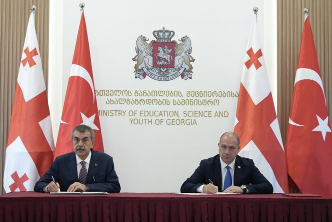 Türkiye ile Gürcistan arasında ‘Eğitim İş Birliği Anlaşması’ imzalandı