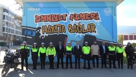 UEDAŞ’ın ‘Trafolar Konuşuyor’ projesi bu kez emniyet kemeri için uyardı